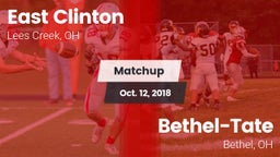 Matchup: East Clinton vs. Bethel-Tate  2018