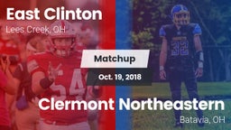 Matchup: East Clinton vs. Clermont Northeastern  2018