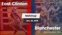 Matchup: East Clinton vs. Blanchester  2018