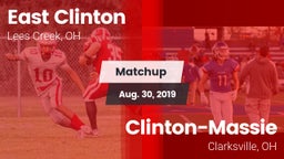 Matchup: East Clinton vs. Clinton-Massie  2019
