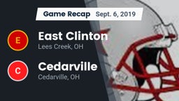 Recap: East Clinton  vs. Cedarville  2019