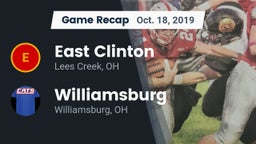 Recap: East Clinton  vs. Williamsburg  2019