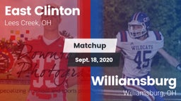 Matchup: East Clinton vs. Williamsburg  2020