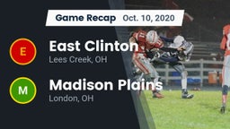 Recap: East Clinton  vs. Madison Plains  2020