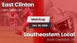 Matchup: East Clinton vs. Southeastern Local  2020