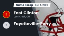 Recap: East Clinton  vs. Fayetteville-Perry  2021