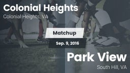 Matchup: Colonial Heights vs. Park View  2016