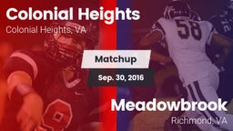 Matchup: Colonial Heights vs. Meadowbrook  2016