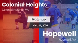 Matchup: Colonial Heights vs. Hopewell  2016