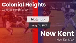 Matchup: Colonial Heights vs. New Kent  2017