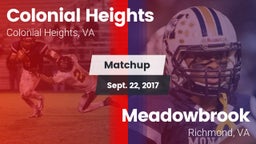 Matchup: Colonial Heights vs. Meadowbrook  2017