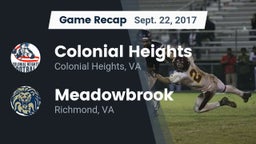 Recap: Colonial Heights  vs. Meadowbrook  2017