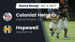 Recap: Colonial Heights  vs. Hopewell  2017