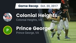 Recap: Colonial Heights  vs. Prince George  2017