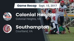 Recap: Colonial Heights  vs. Southampton  2017