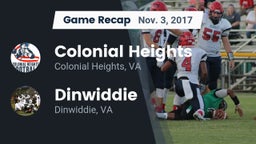Recap: Colonial Heights  vs. Dinwiddie  2017