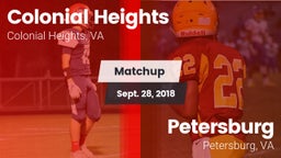 Matchup: Colonial Heights vs. Petersburg  2018