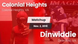 Matchup: Colonial Heights vs. Dinwiddie  2018