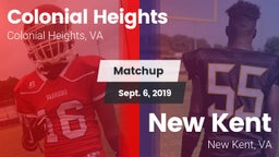 Matchup: Colonial Heights vs. New Kent  2019