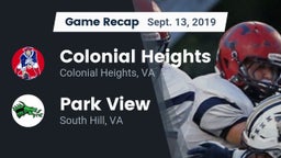 Recap: Colonial Heights  vs. Park View  2019