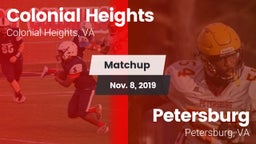 Matchup: Colonial Heights vs. Petersburg  2019