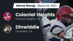 Recap: Colonial Heights  vs. Dinwiddie  2021