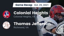 Recap: Colonial Heights  vs. Thomas Jefferson  2021
