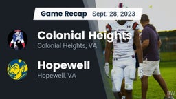 Recap: Colonial Heights  vs. Hopewell  2023