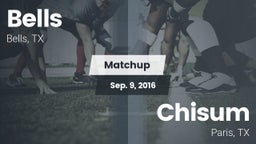Matchup: Bells vs. Chisum  2016
