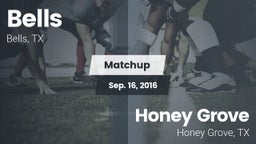 Matchup: Bells vs. Honey Grove  2016