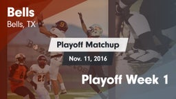 Matchup: Bells vs. Playoff Week 1 2016