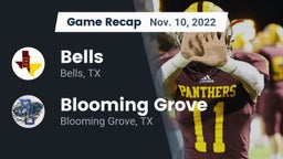 Recap: Bells  vs. Blooming Grove  2022