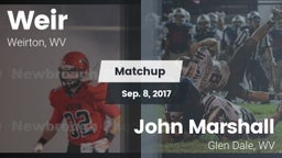 Matchup: Weir vs. John Marshall  2017