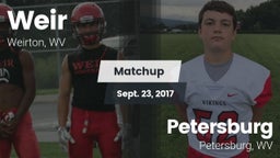 Matchup: Weir vs. Petersburg  2017
