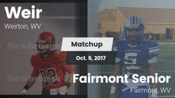 Matchup: Weir vs. Fairmont Senior 2017