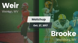 Matchup: Weir vs. Brooke  2017