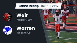 Recap: Weir  vs. Warren  2017