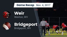 Recap: Weir  vs. Bridgeport  2017