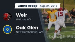 Recap: Weir  vs. Oak Glen  2018