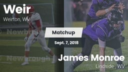 Matchup: Weir vs. James Monroe 2018