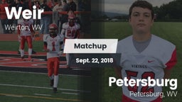 Matchup: Weir vs. Petersburg  2018