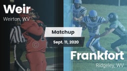 Matchup: Weir vs. Frankfort  2020