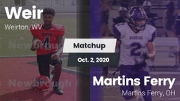 Matchup: Weir vs. Martins Ferry  2020