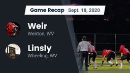 Recap: Weir  vs. Linsly  2020