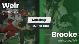 Matchup: Weir vs. Brooke  2020