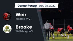 Recap: Weir  vs. Brooke  2022