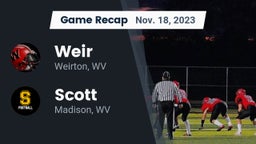 Recap: Weir  vs. Scott  2023