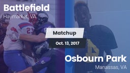 Matchup: Battlefield vs. Osbourn Park  2017