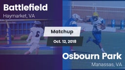 Matchup: Battlefield vs. Osbourn Park  2018