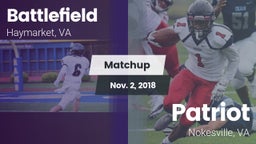 Matchup: Battlefield vs. Patriot   2018